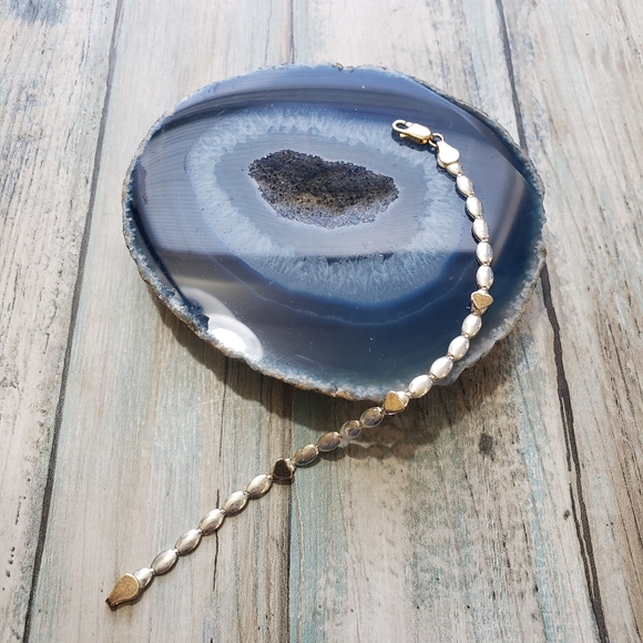 💕HP💕925 Italy Two Tones Bracelet! - Picture 9 of 10